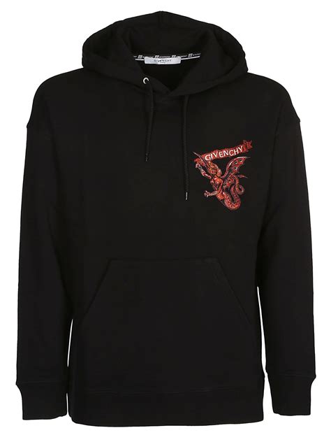 givenchy embroidered dragons hoodie|Givenchy crest sweatshirt.